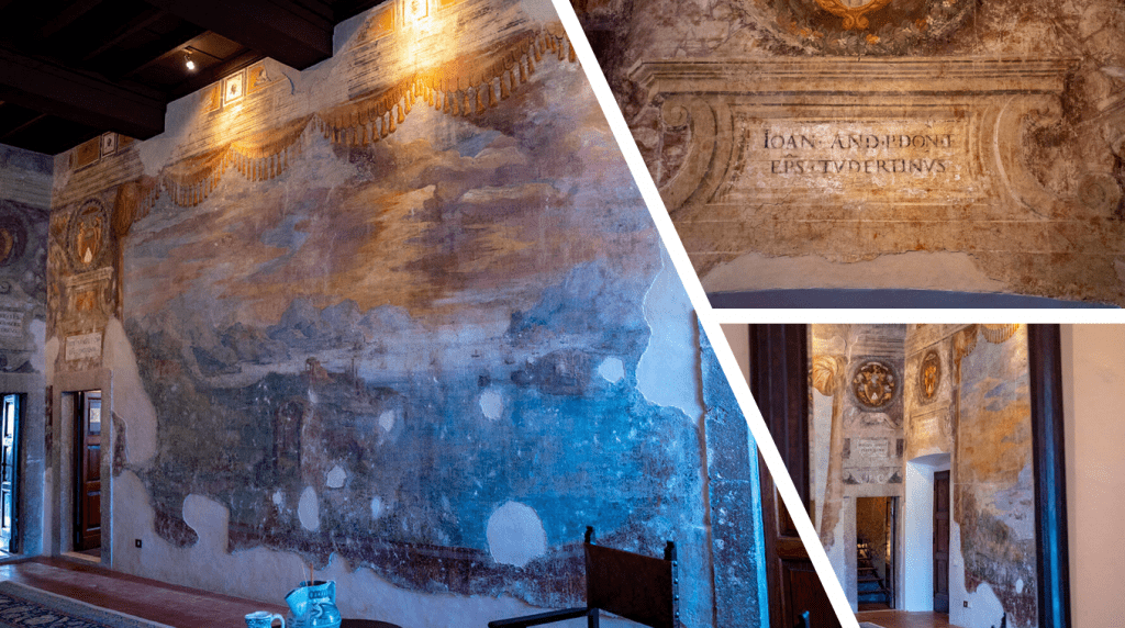 Sala dei cardinali - Castello Orsini-Cesi -Borghese ospitalità, cultura al centro dell'antico borgo.