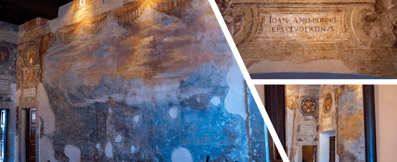 Sala dei cardinali - Castello Orsini-Cesi -Borghese ospitalità, cultura al centro dell'antico borgo.