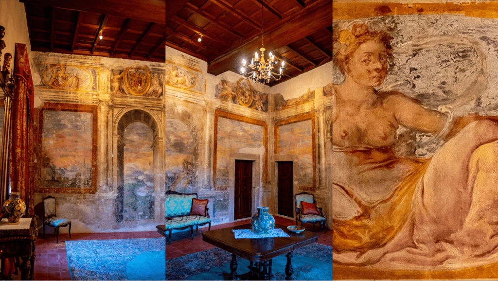 Sala delle quattro stagioni - Castello Orsini-Cesi -Borghese ospitalità, cultura al centro dell'antico borgo.