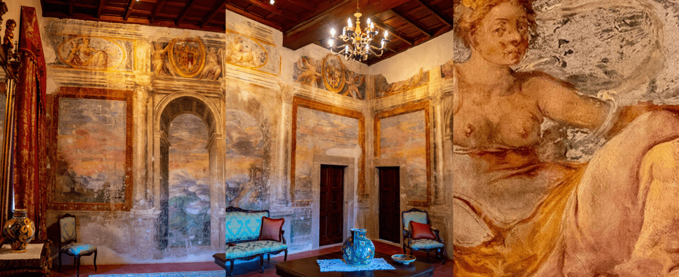 Sala delle quattro stagioni - Castello Orsini-Cesi -Borghese ospitalità, cultura al centro dell'antico borgo.