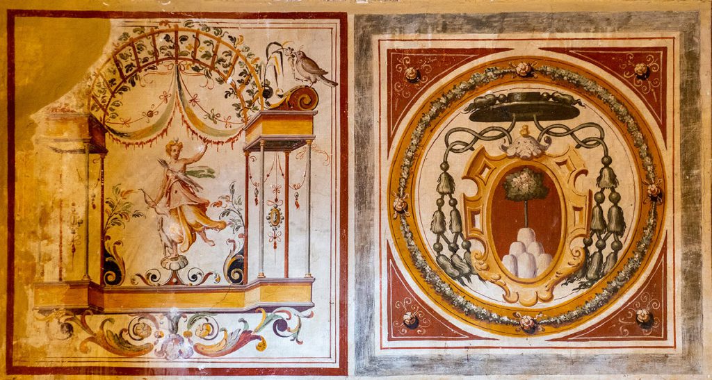 Affresco superiore lato destro - Castello Orsini-Cesi -Borghese ospitalità, cultura al centro dell'antico borgo.