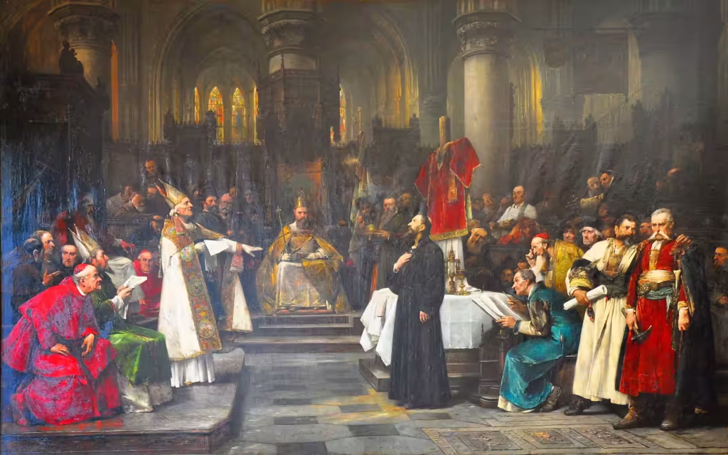 Vaclav Brozik - Il Concilio di Costanza
