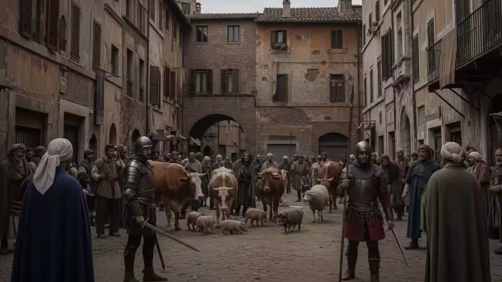Soldati proteggono gli armenti