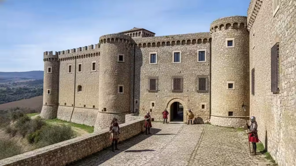 Castelli feudali sfidano il potere papale